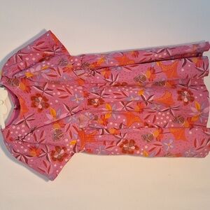 Bright Tea Collection 8 Floral Pink Kids Shirt Formal NWOT